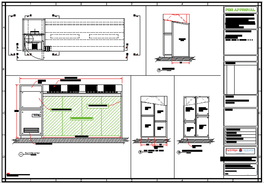 Recirculation Canopy Drawing